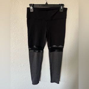 Alo High-Waist Alosoft Momentum Leggings Black Gray